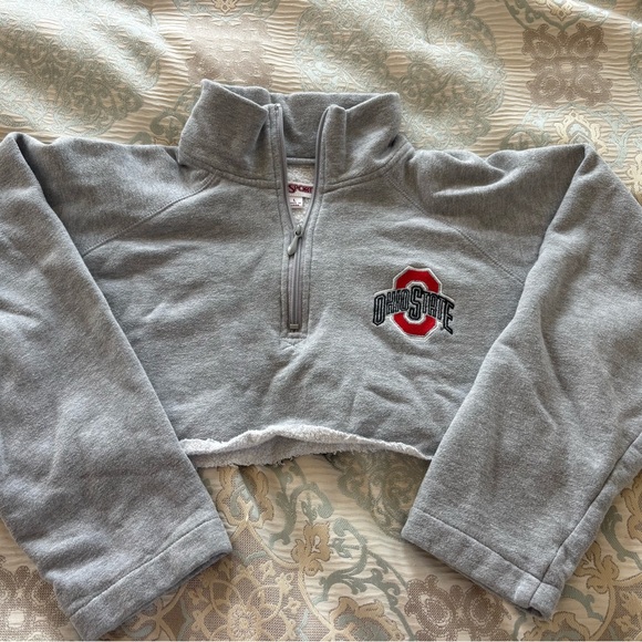 Jansport Tops - Vintage Jansport Ohio State Quarter-Zip Sweatshirt